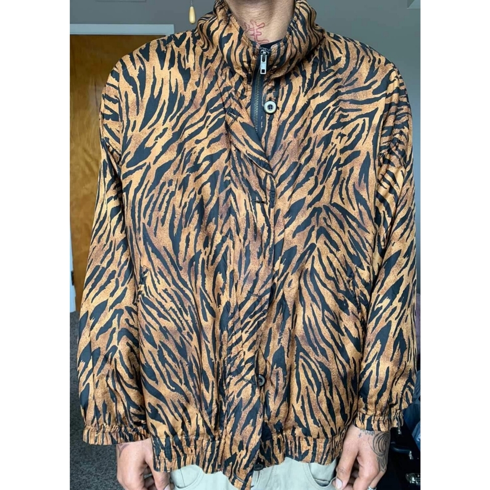 Vintage Tiger Print Jacket